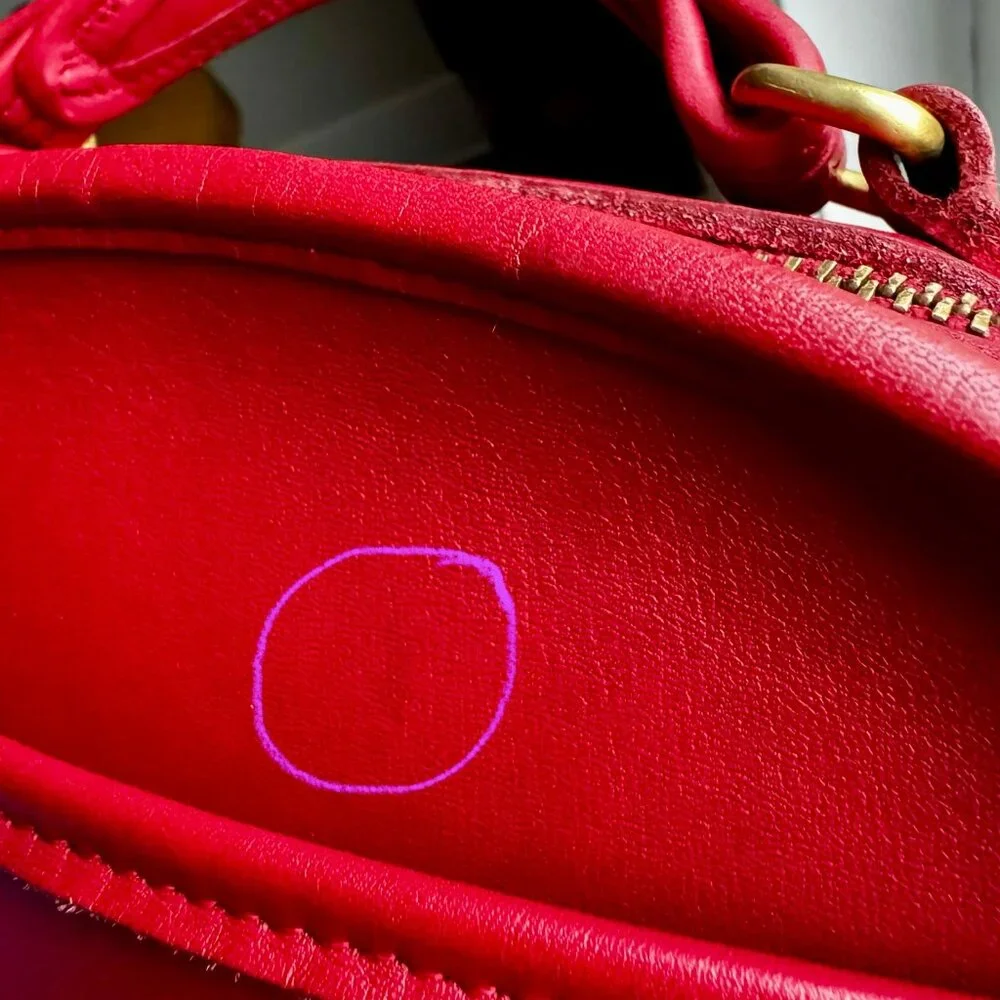 Coach Red Leather Crossbody Bag - Picture 16 of 16
